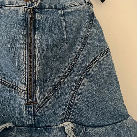 AJE Denim Mini Skirt • Classic Wash • Second Hand • Size 4AU RRP $295 - Picture 12 of 16
